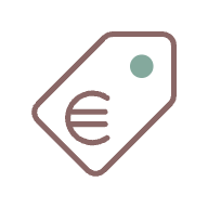 Competitive fees icon